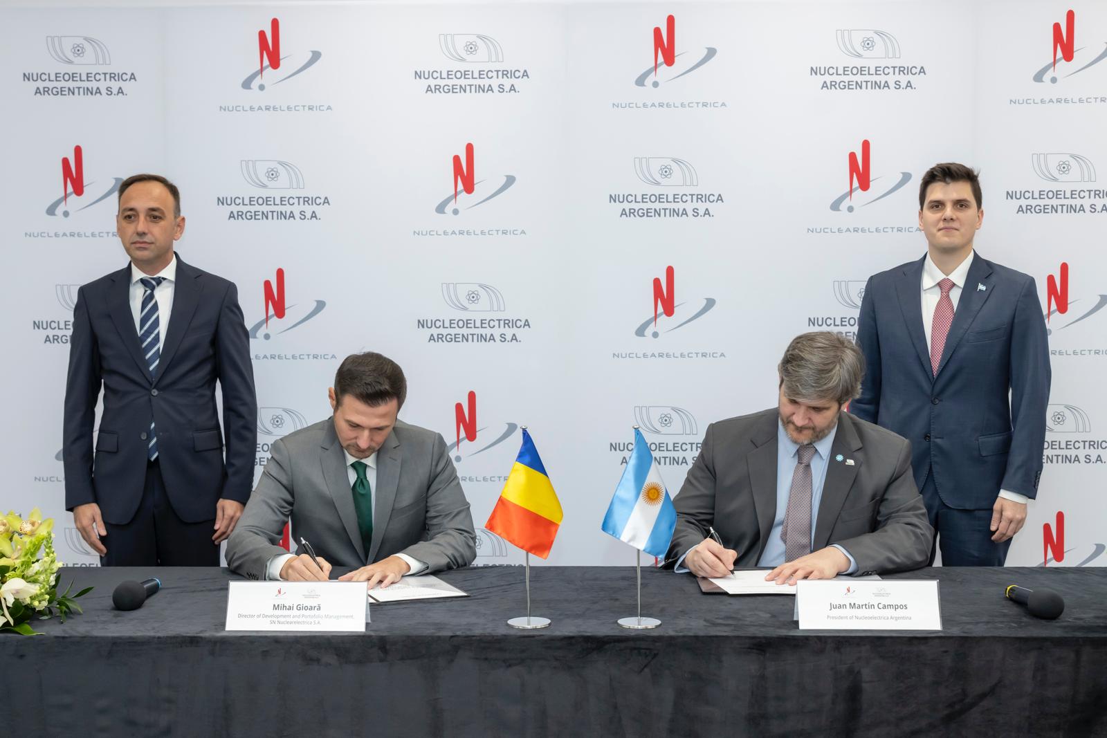 Nuclearelectrica și Nucleoelectrica Argentina vor colabora pentru dezvoltarea tehnologiei CANDU 6