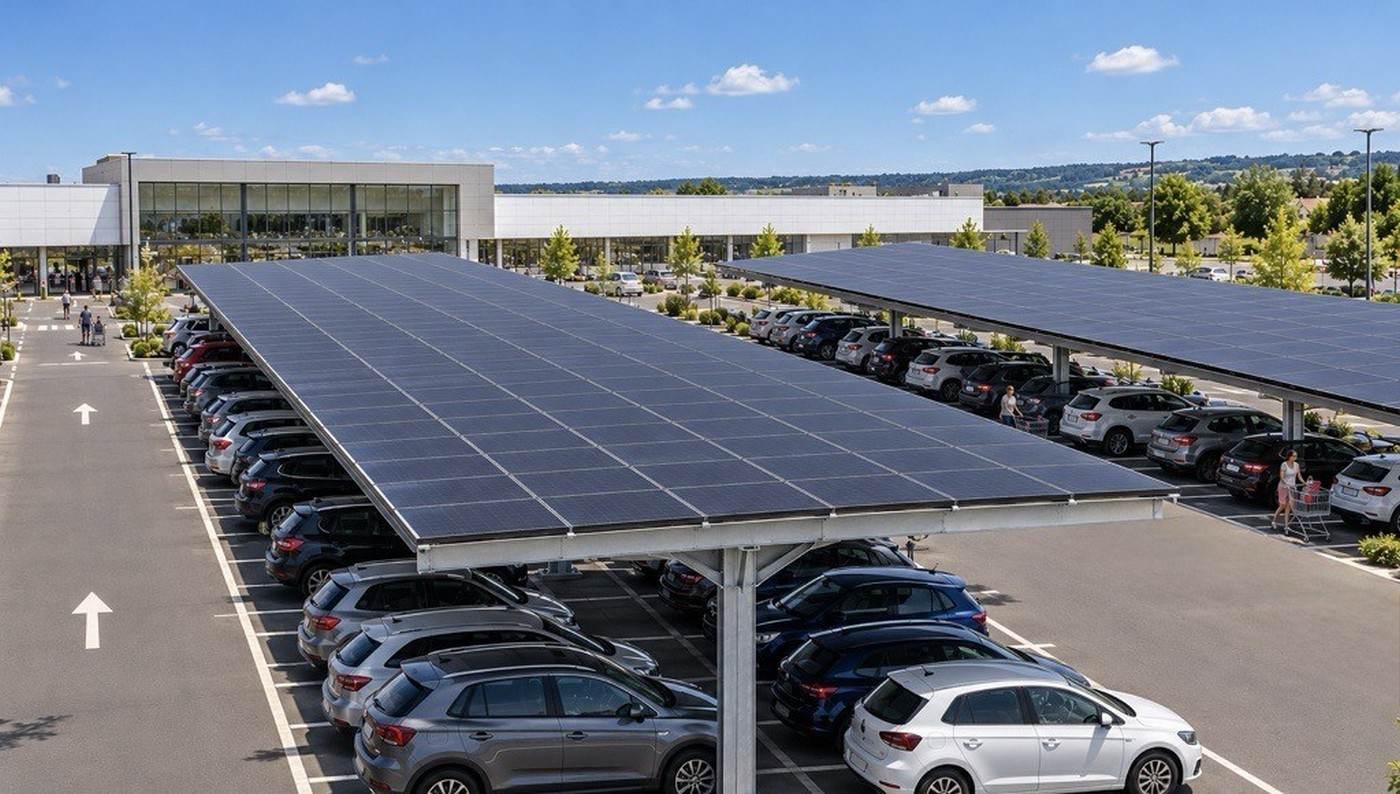 Greenvolt Next va instala carporturi fotovoltaice în aproximativ 120 de magazine Carrefour din Franța