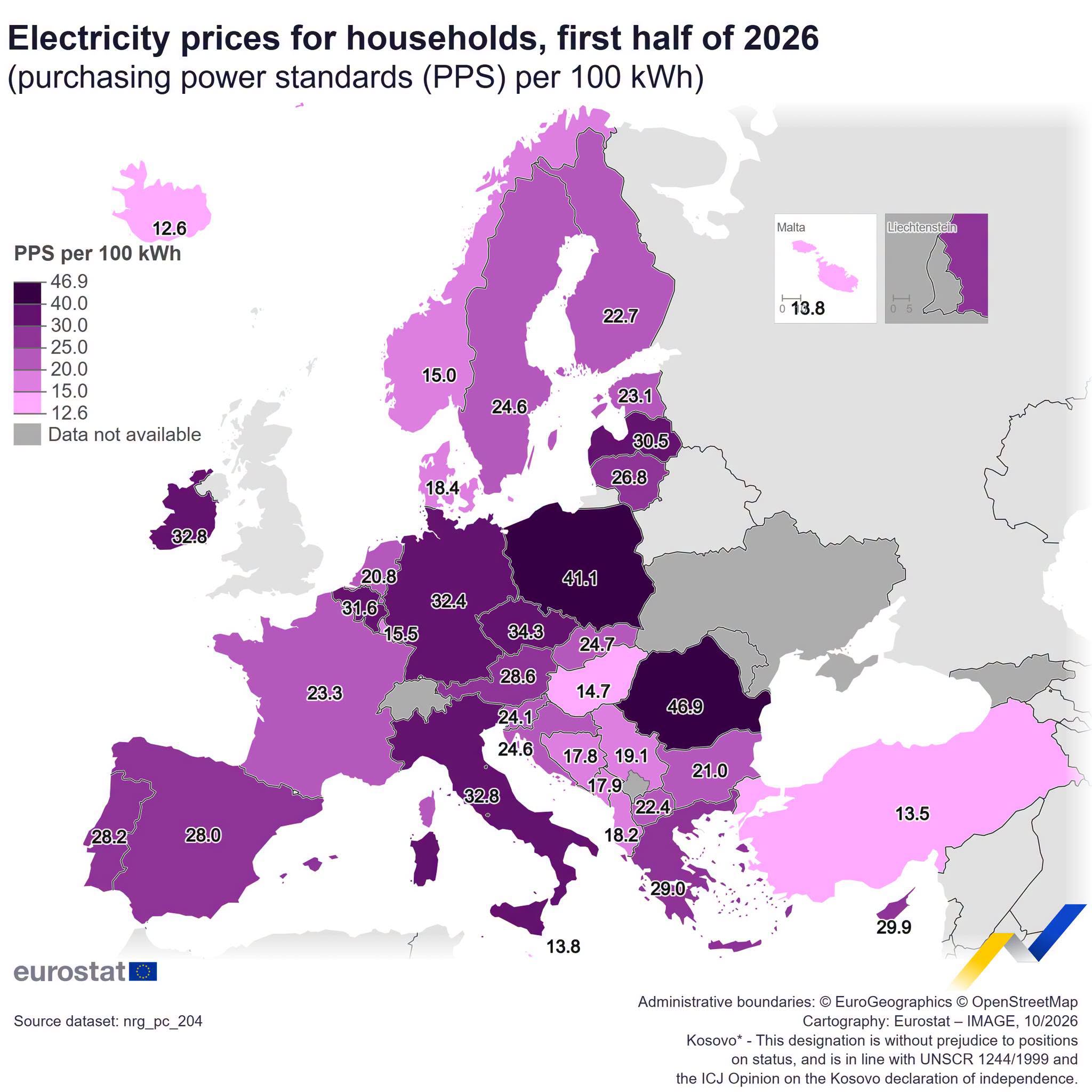 România înregistrează cele mai mari creșteri de preț la electricitate și gaze din Uniunea Europeană