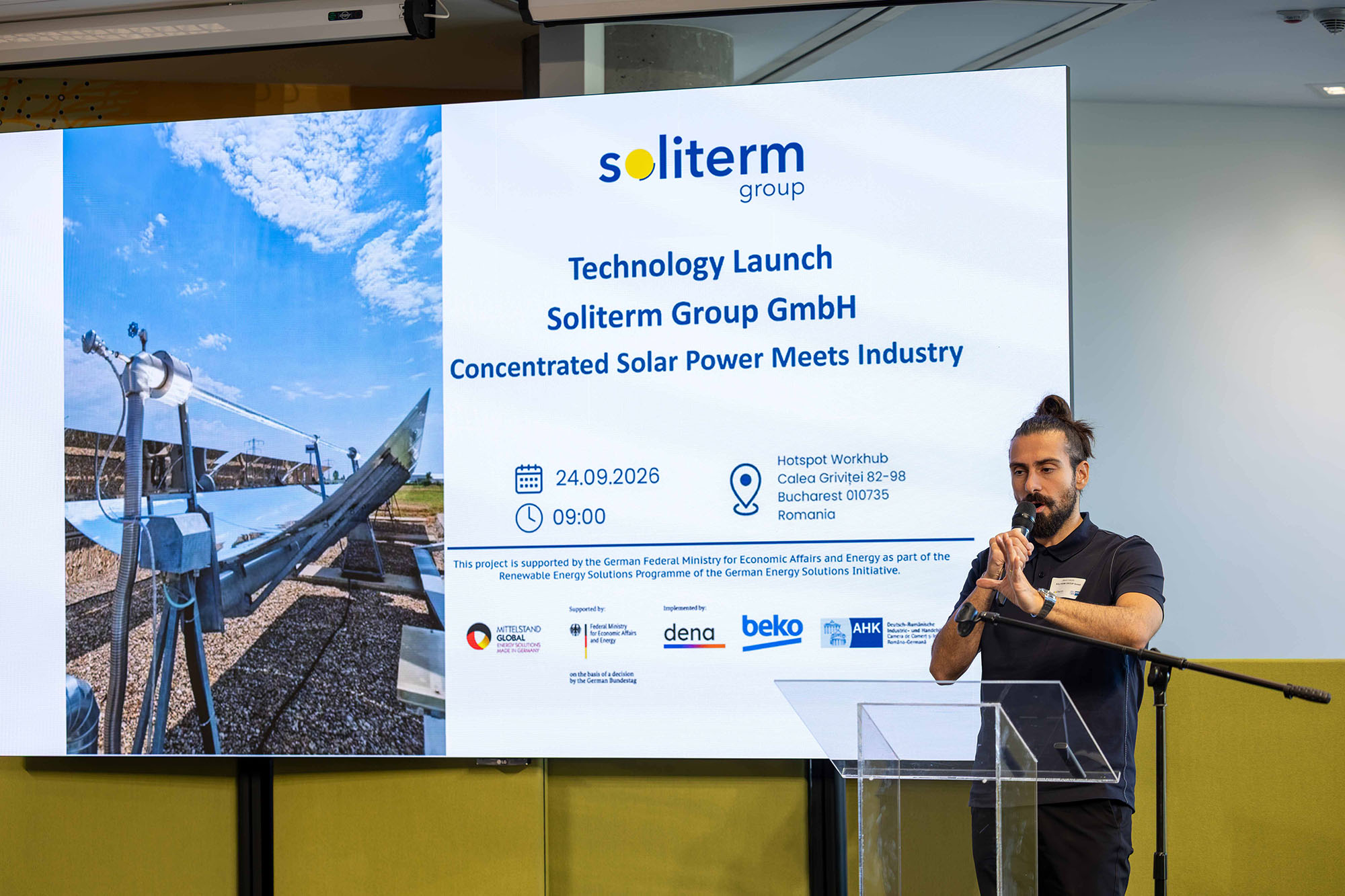 Instalație de energie solară termică la fabrica Beko din Ulmi pentru reducerea emisiilor de CO2