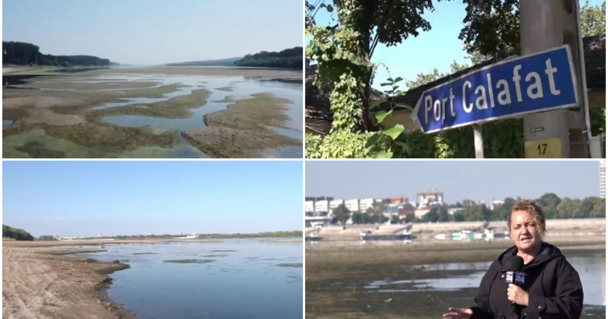 Seceta extremă de pe Dunăre paralizează navigația și afectează transportul cerealelor