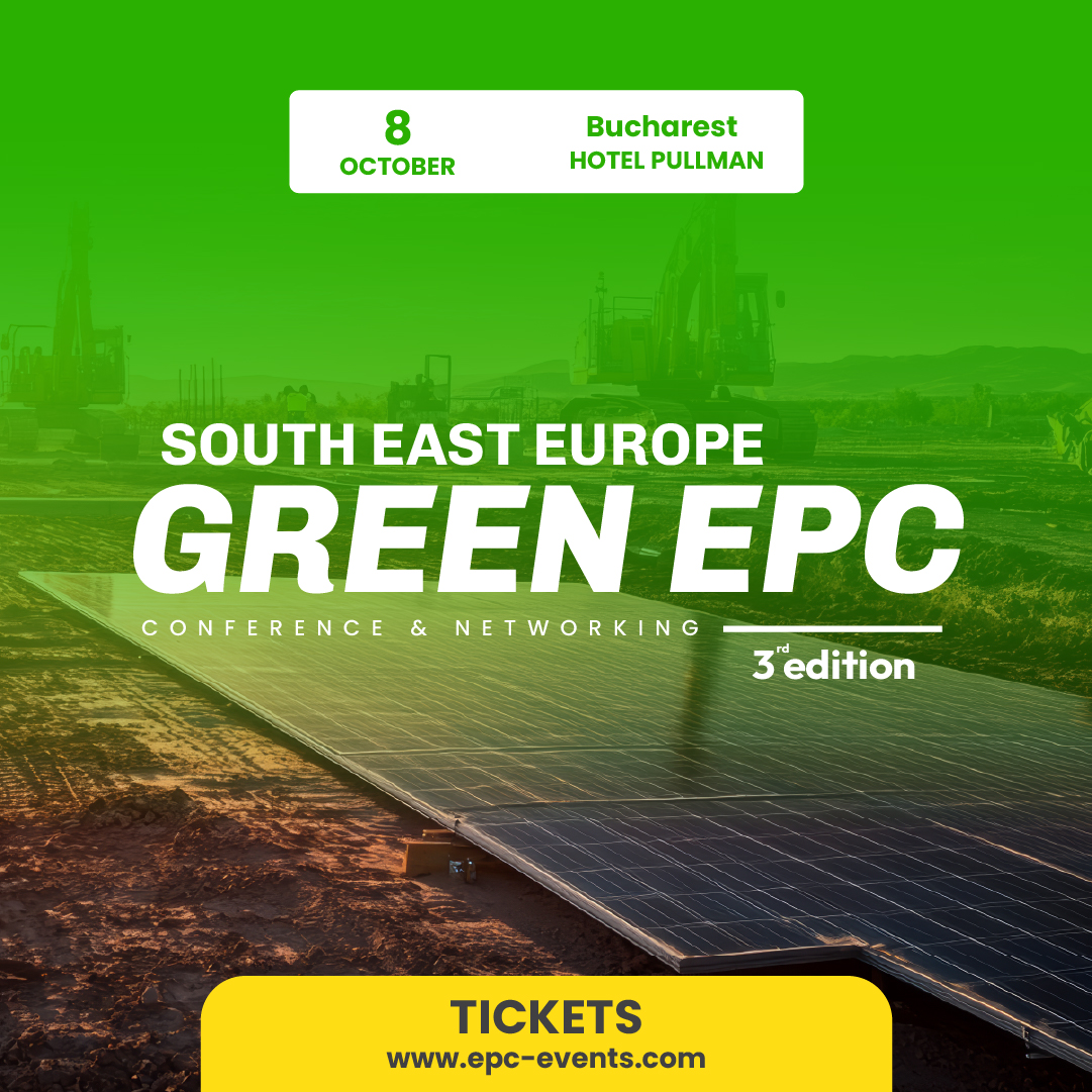 Bucureștiul găzduiește ediția a treia South East Europe Green EPC, cu focus pe proiectele de energie regenerabilă